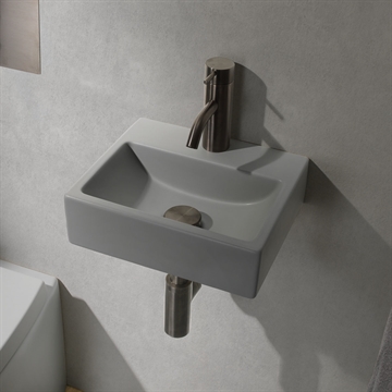 Mini Square Grey - Lille grå håndvask